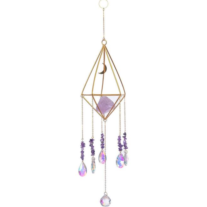 Sunburst Crystal Suncatcher