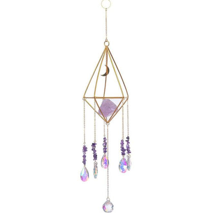 Sunburst Crystal Suncatcher