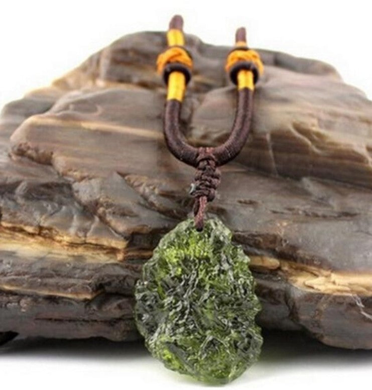 Lucky Moldavite Pendant