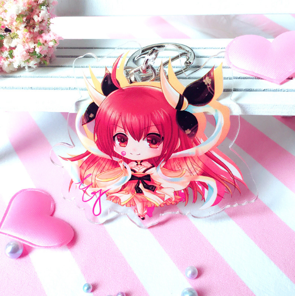 Kawaii DATE A LIVE Acrylic Keychain Charm