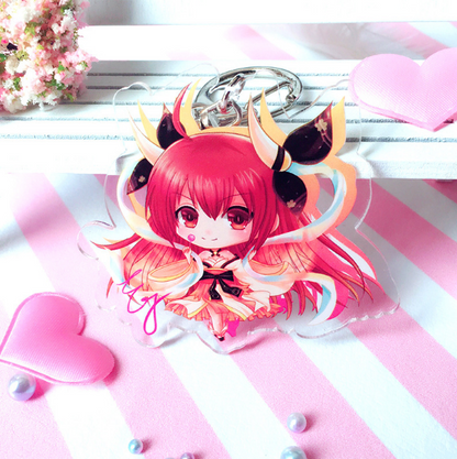 Kawaii DATE A LIVE Acrylic Keychain Charm
