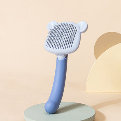 Beary Adorable Pet Comb - Push Button Easy Removal
