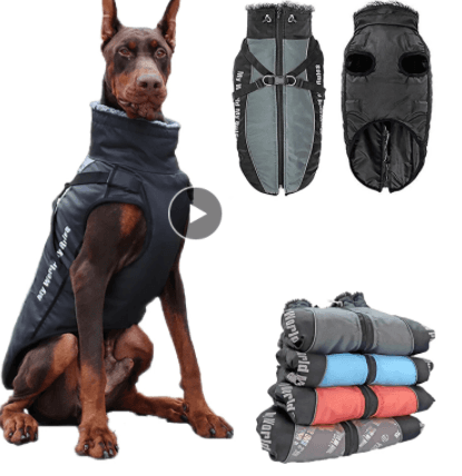 New Large Pet Warm Reflective Dog Thickened Coat Vest Jacket.