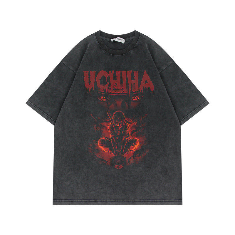 Heavyweight Washed Naruto Shirts - Various Styles
