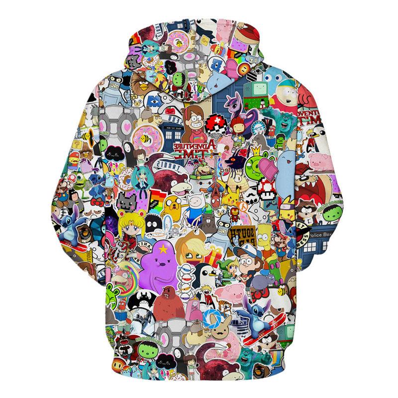 Multi Anime Hoodie