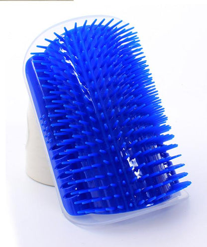 Cat Self Groomer Grooming Tool and Hair Removal Brush for Pets + Attracting Cat Nip