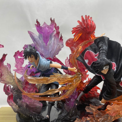 Handmade Itachi & Sasuke w/Susanoo Art Decoration
