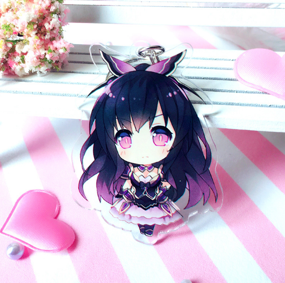 Kawaii DATE A LIVE Acrylic Keychain Charm