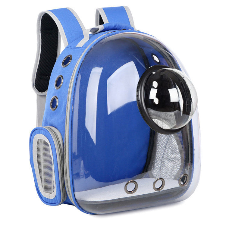 Panoramic Pet Adventure Backpack: Stylish, Spacious, and Transparent!
