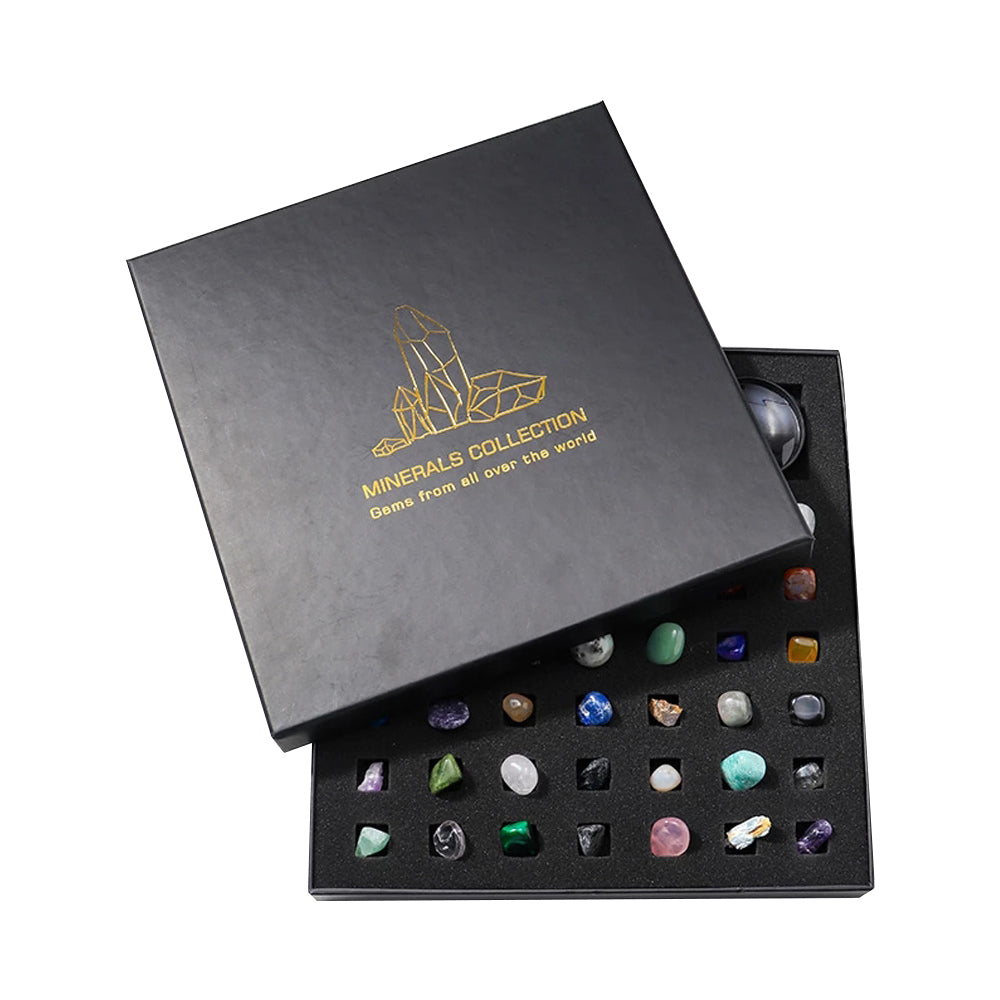 Crystal Educational Kit - 43 Kinds Of Mineral Specimens