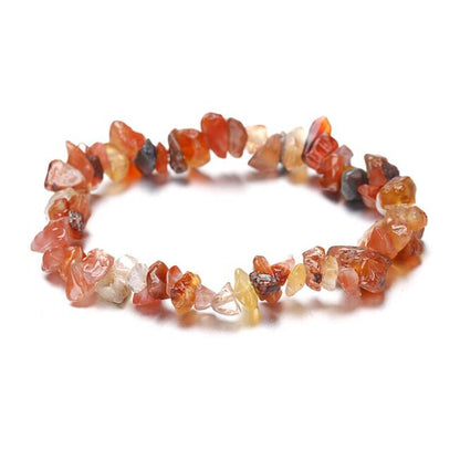 Raw Crystal and Stone Bracelets