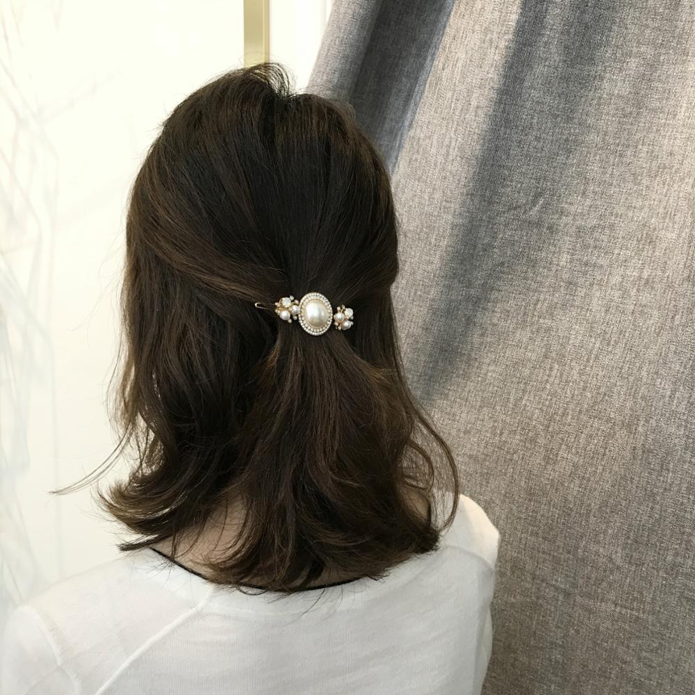 Pearly Shell Hair Barrettes