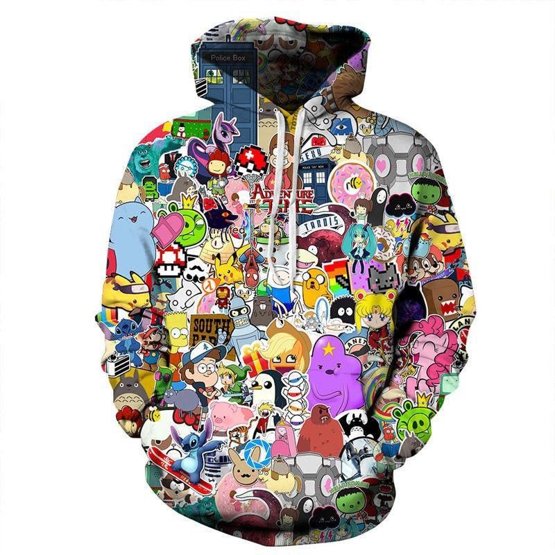 Multi Anime Hoodie