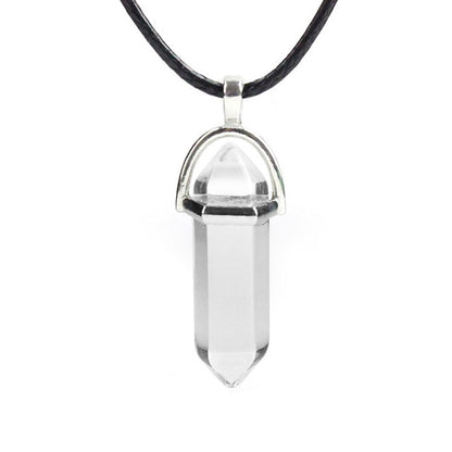 Hexagonal Column Crystal Amulet