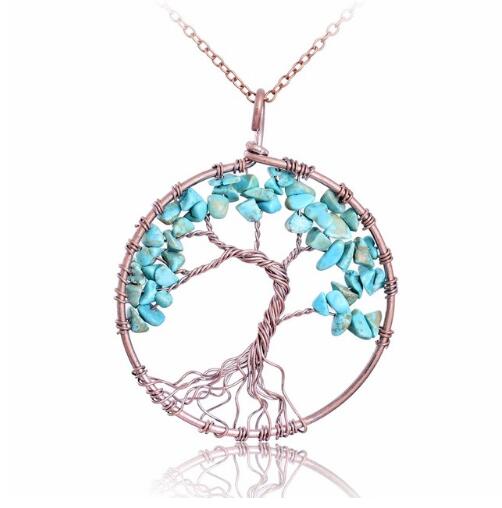Tree of Life - Healing Crystal Necklace