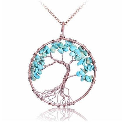 Tree of Life - Healing Crystal Necklace