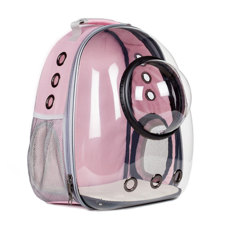 Panoramic Pet Adventure Backpack: Stylish, Spacious, and Transparent!