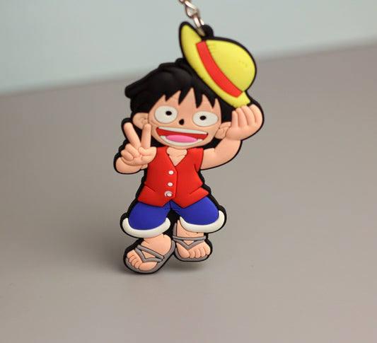 One Piece Keychains - Luffy, Zoro, Tony Chopper