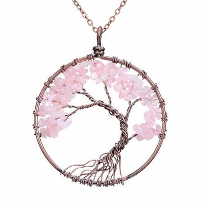 Tree of Life - Healing Crystal Necklace