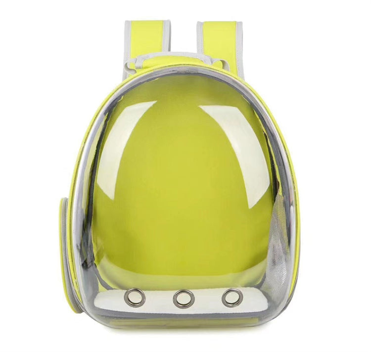 Panoramic Pet Adventure Backpack: Stylish, Spacious, and Transparent!