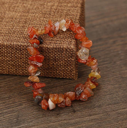 Raw Crystal and Stone Bracelets