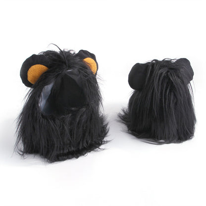 Lion Mane Headdress for Cats and Dogs: Adorable Pet Costume