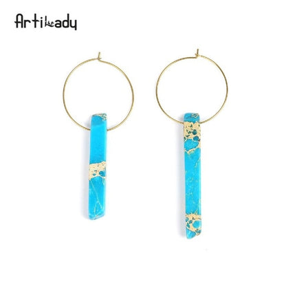 Crystal Twilight Hoop Earrings