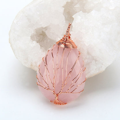 Tree of Life Pendant - Natural Healing Crystals