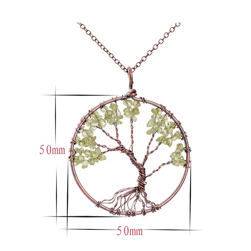 Tree of Life - Healing Crystal Necklace