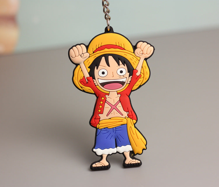 One Piece Keychains - Luffy, Zoro, Tony Chopper
