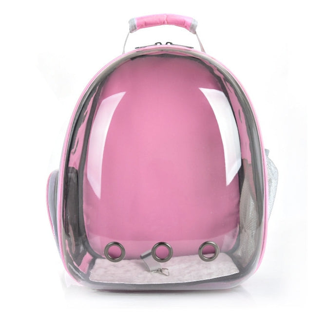 Panoramic Pet Adventure Backpack: Stylish, Spacious, and Transparent!