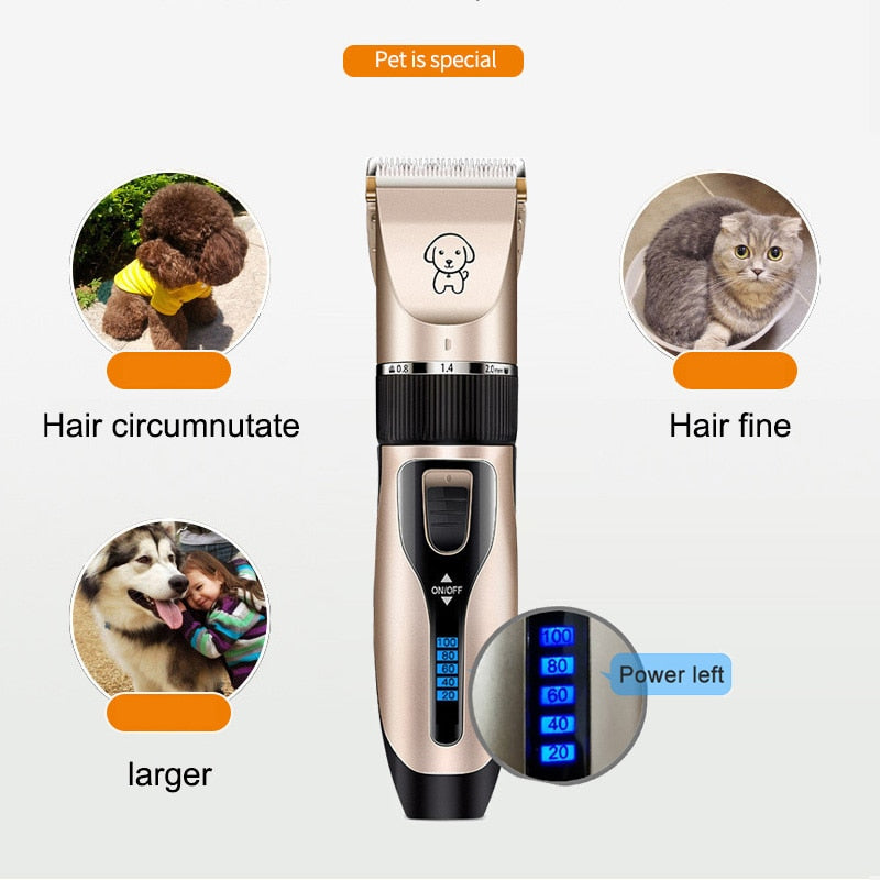 Professional Pet Hair clippers Cat or Dog (Low Noise)