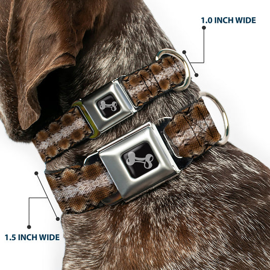 Dog Bone Seatbelt Buckle Collar - Snake Skin 2