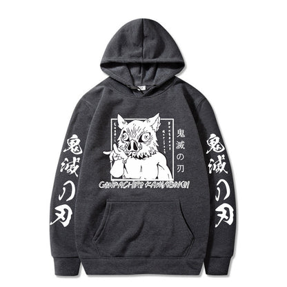 Shadowed Blade: Demon Slayer Chronicles Hoodie