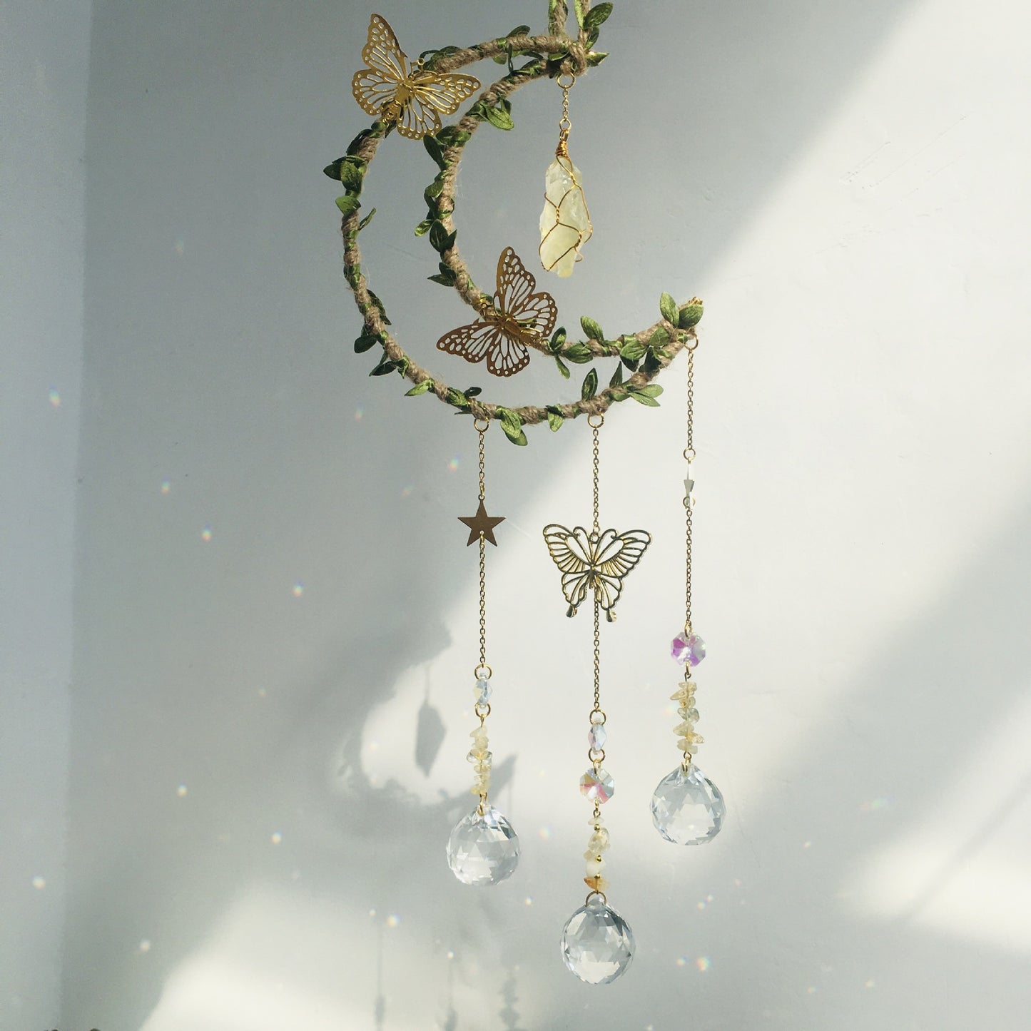Natural Harmony Moon Wind Chime