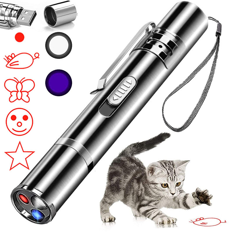 Multiple Design Laser Pointer for Cats (USB Charging)
