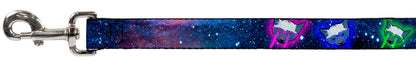 Dog Leash - Laser Eye Cats in Space