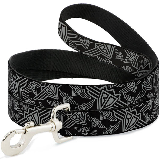 Dog Leash - BD Logo Scattered Black/Gray
