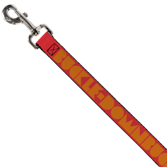 Dog Leash - BUCKLE-DOWN Shapes Red/Orange