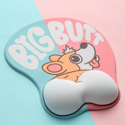 Cute Corgi Butt 3d Mousepad Multiple Styles
