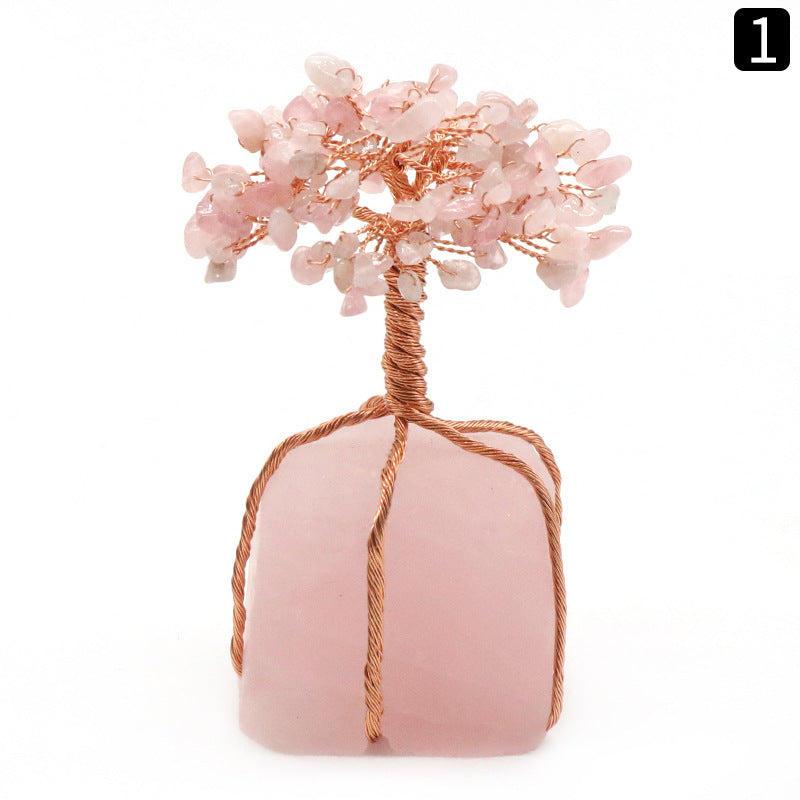 Copper Wrapped Crystal Tree of Life