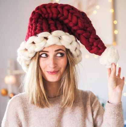 Santa's Little Yarn Secret: The Witty Christmas Knit Hat