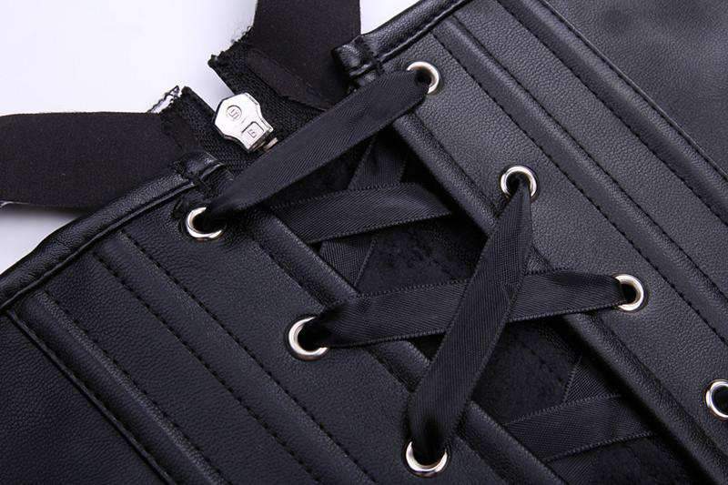 Black Buckled Corset