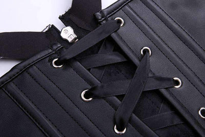 Black Buckled Corset