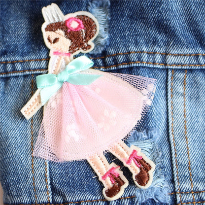 Embroidered Pet Denim Jacket