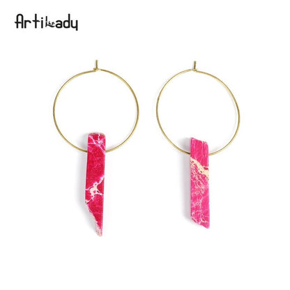 Crystal Twilight Hoop Earrings