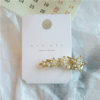 Pearly Shell Hair Barrettes