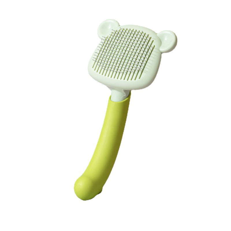Beary Adorable Pet Comb - Push Button Easy Removal