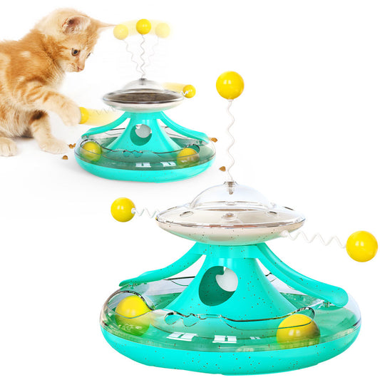 Interactive Food Tumbler Cat Toy