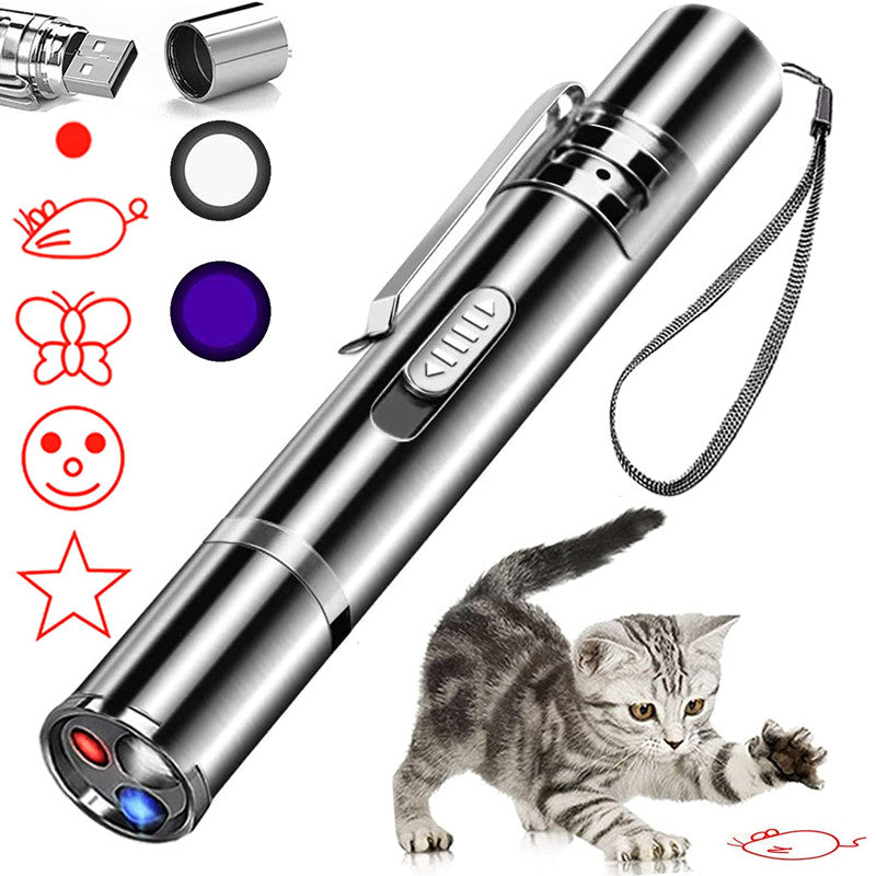 Multiple Design Laser Pointer for Cats (USB Charging)